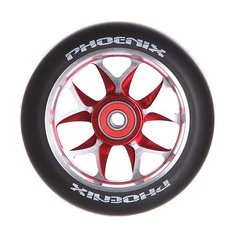 Колесо для самоката Phoenix F8 Alloy Core Wheel 110mm With Abec 9 Bearings Red/Black