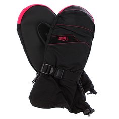 Варежки сноубордические женские Pow Ws Xg Long Mitt Black