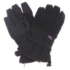 Перчатки сноубордические женские Pow Warner Glove Black