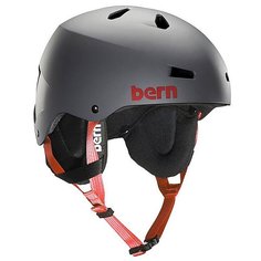 Шлем для сноуборда Bern Snow Eps Team Macon Eps Matte Grey/Cordova Earflaps
