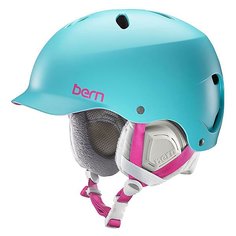 Шлем для сноуборда женский Bern Snow EPS Lenox Satin Aqua/Grey Liner