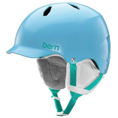 Шлем для сноуборда детский Bern EPS Bandita Satin Light Blue/White Liner