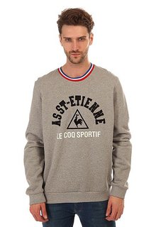 Толстовка классическая Le Coq Sportif Goral Crew Sweat Light Heather Grey