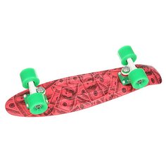 Скейт мини круизер Пластборд Rose Dollars Pink/Black/Grey 6 x 22.5 (57.2 см) Пластборды