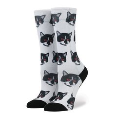 Носки средние женские Stance Zombie Cat White