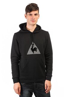 Толстовка кенгуру Le Coq Sportif Geo Jacquard Po Hood Black