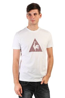 Футболка Le Coq Sportif Geo Jacquard Optical White