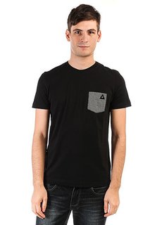 Футболка Le Coq Sportif Geo Jacquard Pocket Black