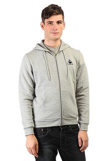 Толстовка классическая Le Coq Sportif Ailier Fz Hood Brushed Light Heather Grey