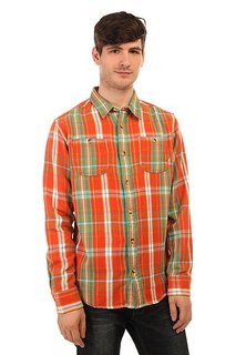 Рубашка в клетку Burton Mb Fairfax Woven Red Clay Essex Plaid