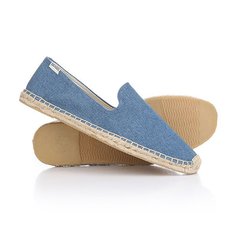 Эспадрильи Soludos Smoking Slipper Dark Blue