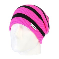 Шапка носок Neff Daily Stripe Pink/Black