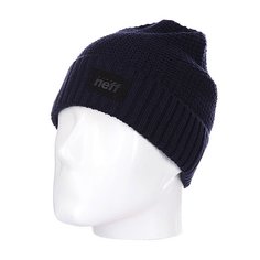 Шапка с помпоном Neff Therm Navy