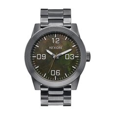 Часы Nixon Corporal Ss Gunmetal/Green Oxyde