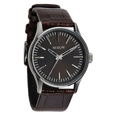 Часы Nixon Sentry 38 Leather Brown Gator