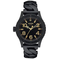 Кварцевые часы женские Nixon 38-20 All Black Chain