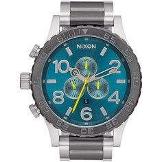 Кварцевые часы Nixon 51-30 Chrono Gunmetal/Aqua Sunray