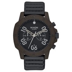 Кварцевые часы Nixon Ranger Chrono Leather Bronze/Black