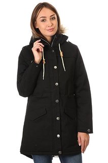 Куртка парка женская Запорожец Ladies Long Parka Black