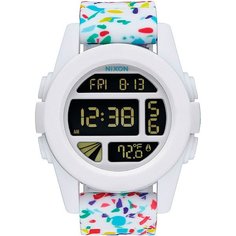 Электронные часы Nixon Unit White Multi Speckle