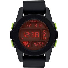 Электронные часы Nixon Unit All Black/Red