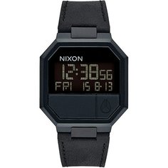 Электронные часы Nixon Re-run Leather All Black