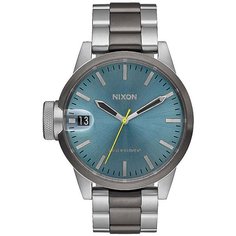 Кварцевые часы Nixon Chronicle 44 Gunmetal/Aqua Sunray