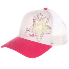 Бейсболка с сеткой женская K1X Shorty Fade Away Truck Cap Fuchsia/White