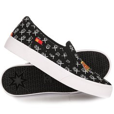 Слипоны детские DC Trase Slip On X At Black/White/Red