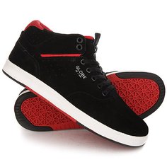 Кеды кроссовки высокие Globe Motley Solace Black/Red