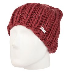 Шапка носок женская Neff Cara Beanie Marsala