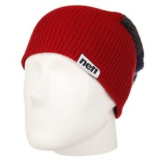 Шапка Neff Snappy Beanie Red/Grey/Navy