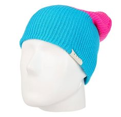 Шапка носок Neff Duo Beanie Cyan/Magenta