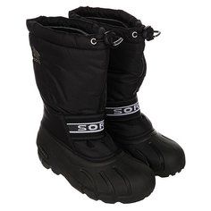 Сапоги зимние детские Sorel Youth Cub Black