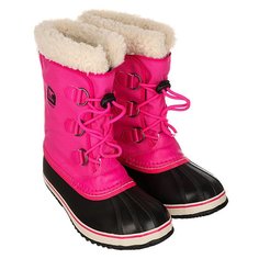 Сапоги зимние детские Sorel Yoot Pac Nylon Haute Pink