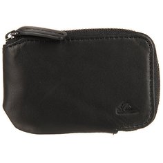 Монетница Quiksilver Half Zip Wallet Black