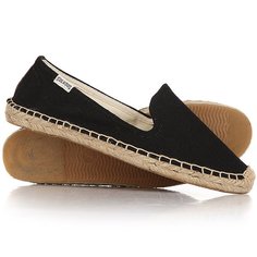 Эспадрильи женские Soludos Smoking Slipper Linen Black