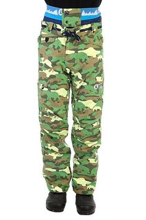 Штаны сноубордические Picture Organic Shred Camo Pant Khaki Camo Print