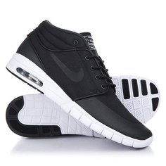 Кроссовки Nike Stefan Janoski Max Mid Black/Metallic Silver