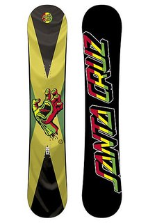 Сноуборд Santa Cruz Screaming Hand Rasta 154