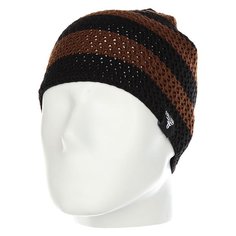 Шапка Fallen Buffalo Striped Knits Beanie Brown/Black