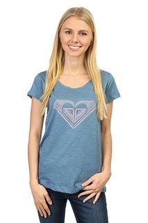 Футболка женская Roxy Bobbytouchmex J Tees Captains Blue