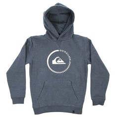 Толстовка кенгуру детская Quiksilver Biglogohoodyth Navy Blazer Heather