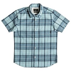 Рубашка в клетку детская Quiksilver Everycheckssyth Stone Blue Check