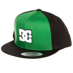 Бейсболка с прямым козырьком DC Snappy Fluo Green