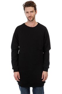 Толстовка кенгуру Skills Departmen Long Crewneck Черный