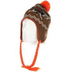 Шапка ушанка Ashbury Hunt Beanie Brown