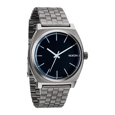 Часы Nixon Time Teller Gunmetal/Blue Crystal