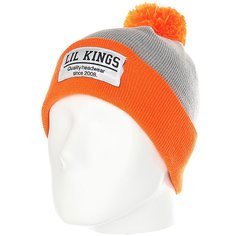 Шапка Lil Kings Pon-pon Contrast Orange