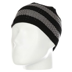 Шапка Fallen Buffalo Striped Knits Beanie Black/Charcoal